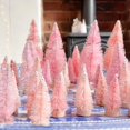 thumbnail image 2 of 8 piezas de mini pinos navideños artificiales de varios tamaños, árboles coloridos para adornos de escritorio para el hogar, decoración de mesa de fiesta de Navidad, 2 of 5