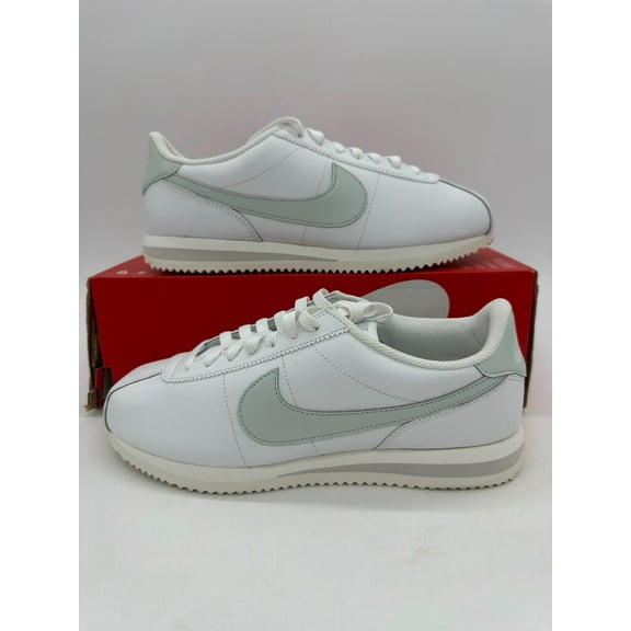 Nike Cortez Men's Size 9 Women's 10.5 White Mint Green Leather Shoes DN1791 106