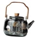 thumbnail image 4 of Tetera de vidrio para estufa, té de Kung Fu transparente de 1L con mango seguro con infusor extraíble para el hogar, Picnic, familia, interior, 4 of 9