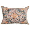 thumbnail image 2 of Rustic Boho Throw Pillow Cover,Ethnic Turkish Floral Vintage Geometric Multi Rectangle Decorative Pillow Case Protector Soft Cushion Cover Lumbar Pillowcase for Couch Sofa Bedroom Car Decor 12x20 In, 2 of 8