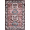 thumbnail image 3 of Area Rug for Living Room 9x12 Large Washable Rug Stain Resistant Vintage Area Rug Indoor Non-Slip Throw Carpet for Bedroom Nursery Home Office, Pink, 3 of 8