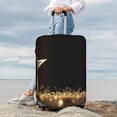 thumbnail image 7 of Hirioo Gold Glittering Stars for Elasticity Suitcase Cover (No luggage Included) Durable Luggage Protector Fits 18-32 Inch Luggage-Large, 7 of 7