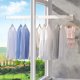 thumbnail image 4 of Clothes Drying Rack,Laundry Space Saver Wall Mounted,Retractable,Collapsible(Tri-Fold), White Color Rack Clothing, 4 of 5