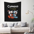 thumbnail image 3 of The Cuphead Show Tapestry Wall Hanging Wall Art Decor Wall Tapestry for Living Room Bedroom Dorm 51x60 Inch, 3 of 7