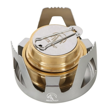 Mini Pocket Stone - REDCAMP Mini Alcohol Burner Stove, backpacking pocket stove, Portable for Camping Backpacking Hiking