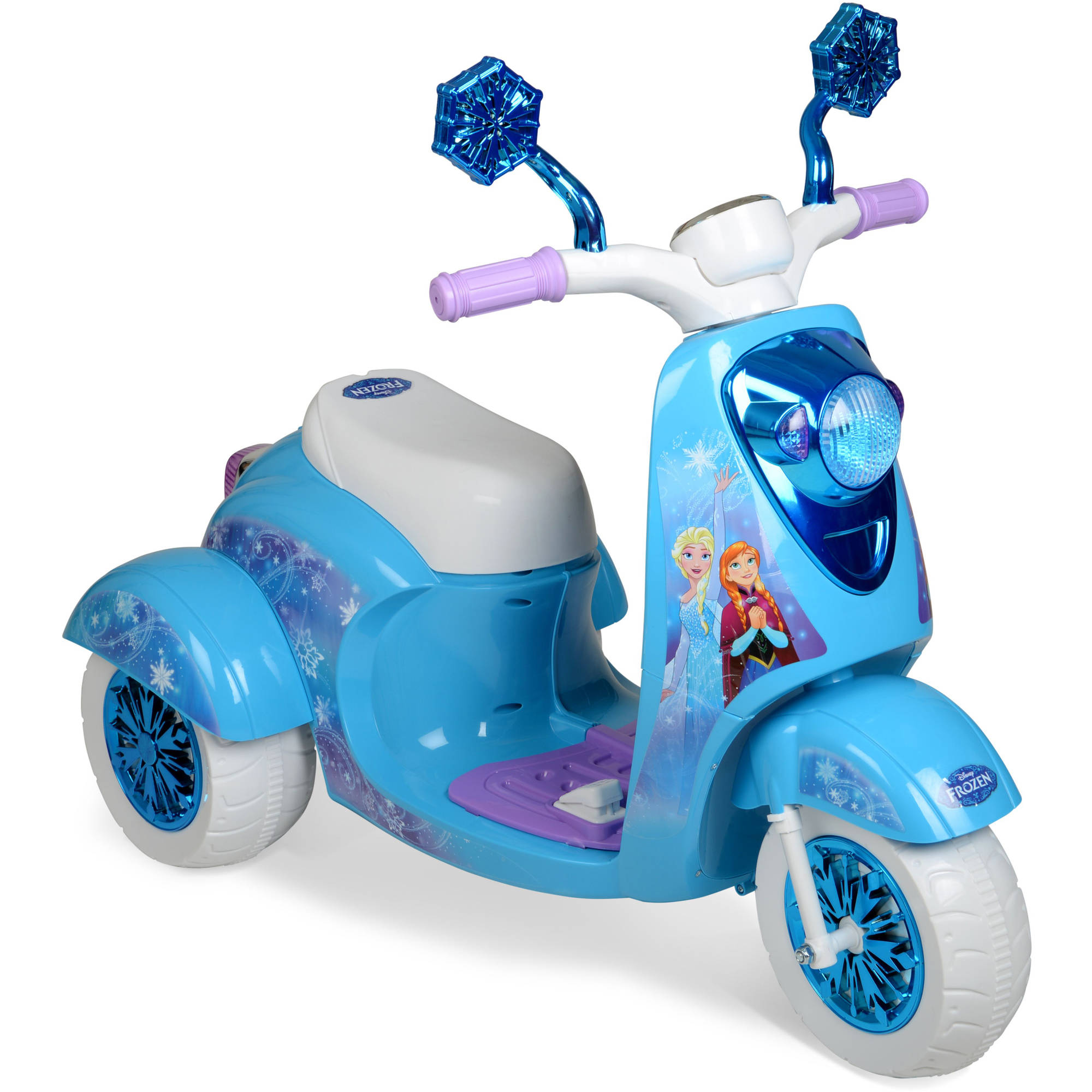 6 Volt Disney Frozen 3-Wheel Scooter Battery Powered Ride-On - image 2 of 6
