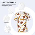 thumbnail image 3 of Hirioo Baseball Sport for Men's Baseball T-shirt Shirts Short Sleeve Casual Summer Button Stretch T Shirts,Size S-4XL-Small, 3 of 7