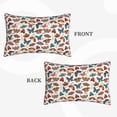 thumbnail image 3 of Haiem Pillowcase for Hair and Skin Queen - Colorful Butterfly Printed Soft Pillowcase with Envelope Closure-14"x20", 3 of 8