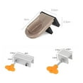 thumbnail image 3 of 4 Pcs Window Safety Lock Aluminum Alloy Sliding Lock Sliding Door Anti-Theft Lock Adjustable ,Easy to Use, 3 of 7