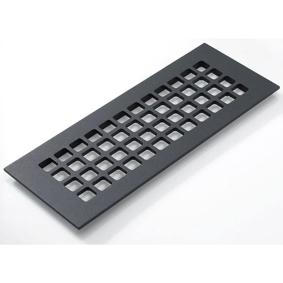 Reggio Registers G614-Ah Grid Series 4" X 12" Grille - Black