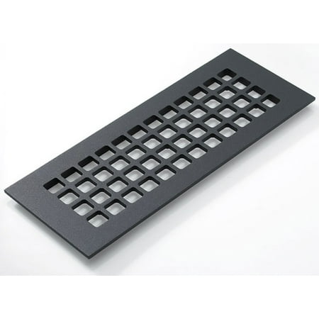 

Reggio Registers G614-Anh Grid Series 4 X 12 Floor Grille - Black