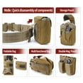 thumbnail image 4 of Multifunctional Utility Belt,Premium Nylon Waist Belt with Detachable Features, Camping Gear and Tools Organizer, Adjustable Length for Outdoor Activities, Multiple Pouches, 4 of 7