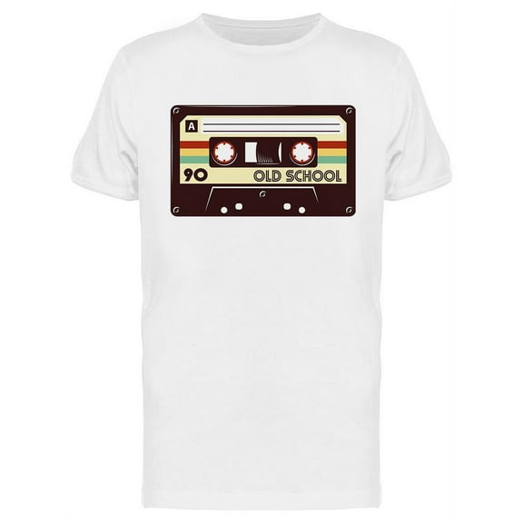 Old School Mixtape T-Shirt Men -Image by Shutterstock, Male x-Large