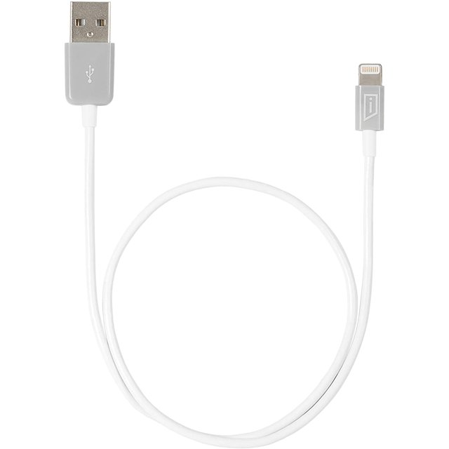 iStore Câble de Synchronisation/charge Lightning, 1,6 Pieds, Blanc Gris (ACC99805CAI)