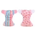 thumbnail image 4 of Couches pour Bébé, Réutilisables, Étanches, Haute Absorption d'Eau, Respirantes, Lavables pour Enfants de 3 à 15kg, 4 of 8