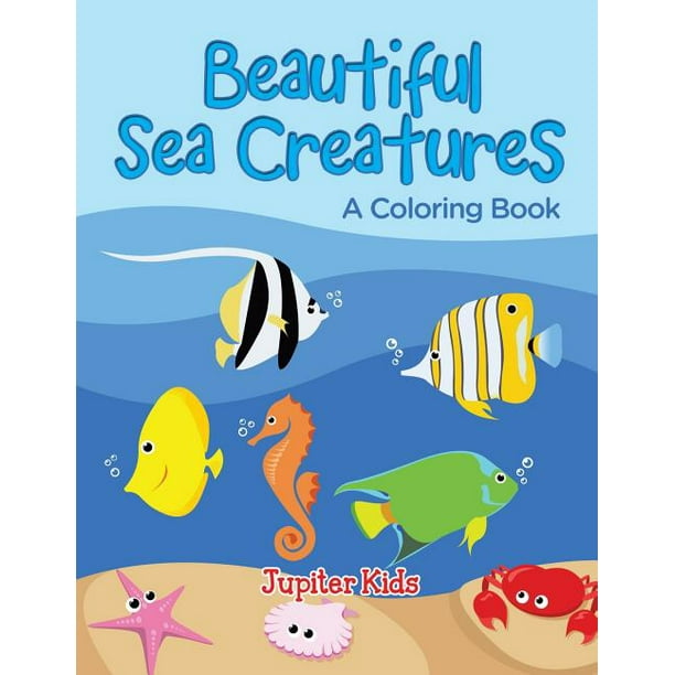 Beautiful Sea Creatures (A Coloring Book) (Paperback) 