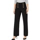 thumbnail image 2 of Pantalones de pierna ancha informales militares para mujer INC, negro, 10 I-N-C Pierna ancha, 2 of 2