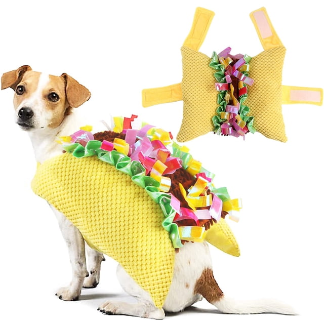 Disfraz de mascota Coppthinktu Taco para perros en Halloween y Navidad