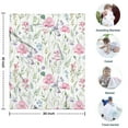 thumbnail image 4 of Pioneer Flower Blanket,Comfortable Soft Flannel Throw Blanket,All Season,Warm Lightweight Blankets for Sofa Bed Couch Living Room Chair,30"x40"(80x100cm), 4 of 4