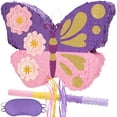 thumbnail image 1 of Piñata WERNNSAI Butterfly para fiesta de cumpleaños de niñas, 41,9 cm x 31,6 cm, 1 of 7