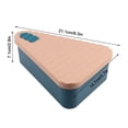 thumbnail image 2 of Wovilon Food Grade Silicone Lunch Box Microwave Heating Preservation Box Storage Box Pizza Box Sealed Lunch Lunch Box, 2 of 3