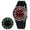 Red (Silicone), variant on Automatic Dive Watches for Men, Sport Casual 20ATM Waterproof Titanium Watch with Date, Super Luminous, Sapphire Crystal, Fashion Men's Analog Mechanical Wristwatch (Red)