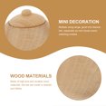 thumbnail image 4 of LOLIPPYY 21Pack Mini Tea Cup for Simulation House Toys Khaki Wood Realistic Decorative Model, 4 of 5