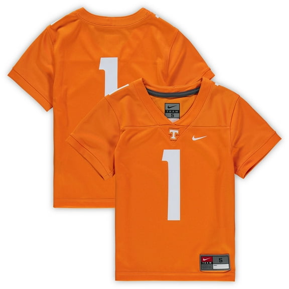 Preschool Nike #1 Tennessee Orange Tennessee Volunteers Untouchable Football Jersey