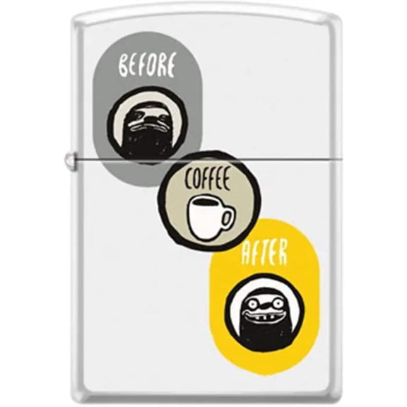 Zippo Lighter - Before and After Coffee