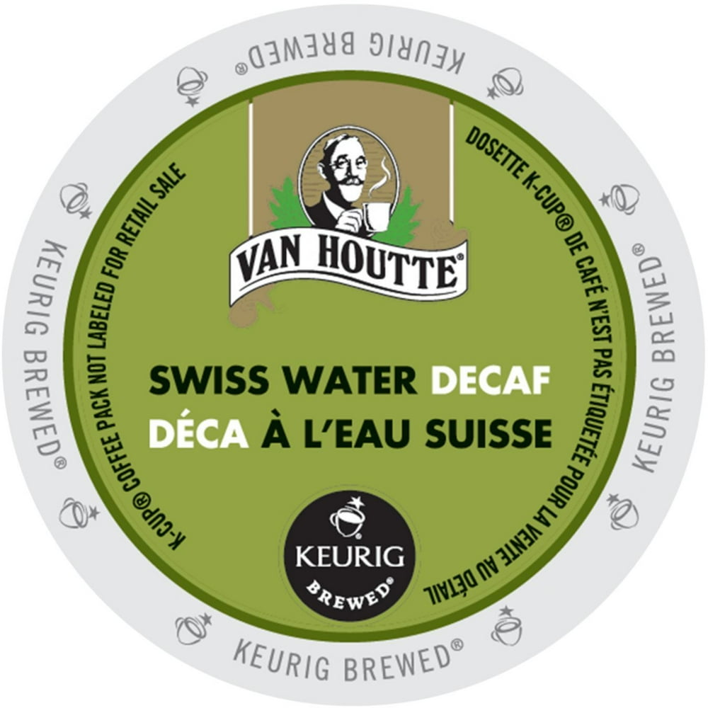 Van Houtte Swiss Water Decaf Coffee, K-Cup Portion Pack for Keurig