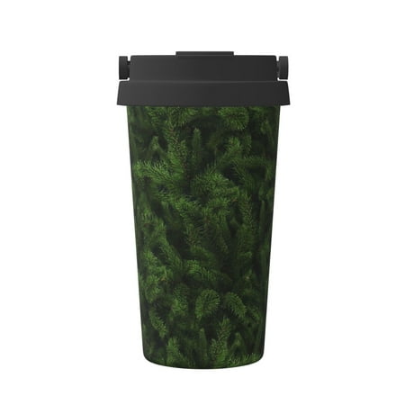 

Salouo Christmas Tree Branches Print Coffee Travel Mug Spill Proof with Lid-Stainless Steel Vacuum Insulated Tumbler - Thermos Cup for Keep Hot/Ice Coffee Tea and Beer