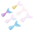 thumbnail image 4 of CIMAXIC mermaid pendant 6PCS Resin Mermaid Gradient Fish Tail Keychain Earrings Necklace Pendant Tail Charm Keychain Key Rings for Backpack Car Phone Jewelry Decoration,1.77"X1.18"X0.2", 4 of 4