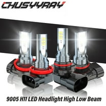 For 2016-2020 2021 Honda Civic 4Pcs 6000K White LED Headlight High Low Bulbs Combo Kit