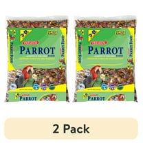 (2 pack) 3-D Pet Products Premium Parrot Bird Food Seeds, with Probiotics, 8 lb. Bag, Dry