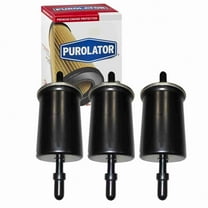 3 pc Purolator F64621 Fuel Filters for 23293 3293 33293 54061 86293 95293 ALG-862 BF1184 E9SE-9155-AA E9SZ-9155-A F64621P FF5456 FF601 FG-862 FG862 FGI-10 G-496 G212 G496 G7092 G7092DP GF-902 GF231