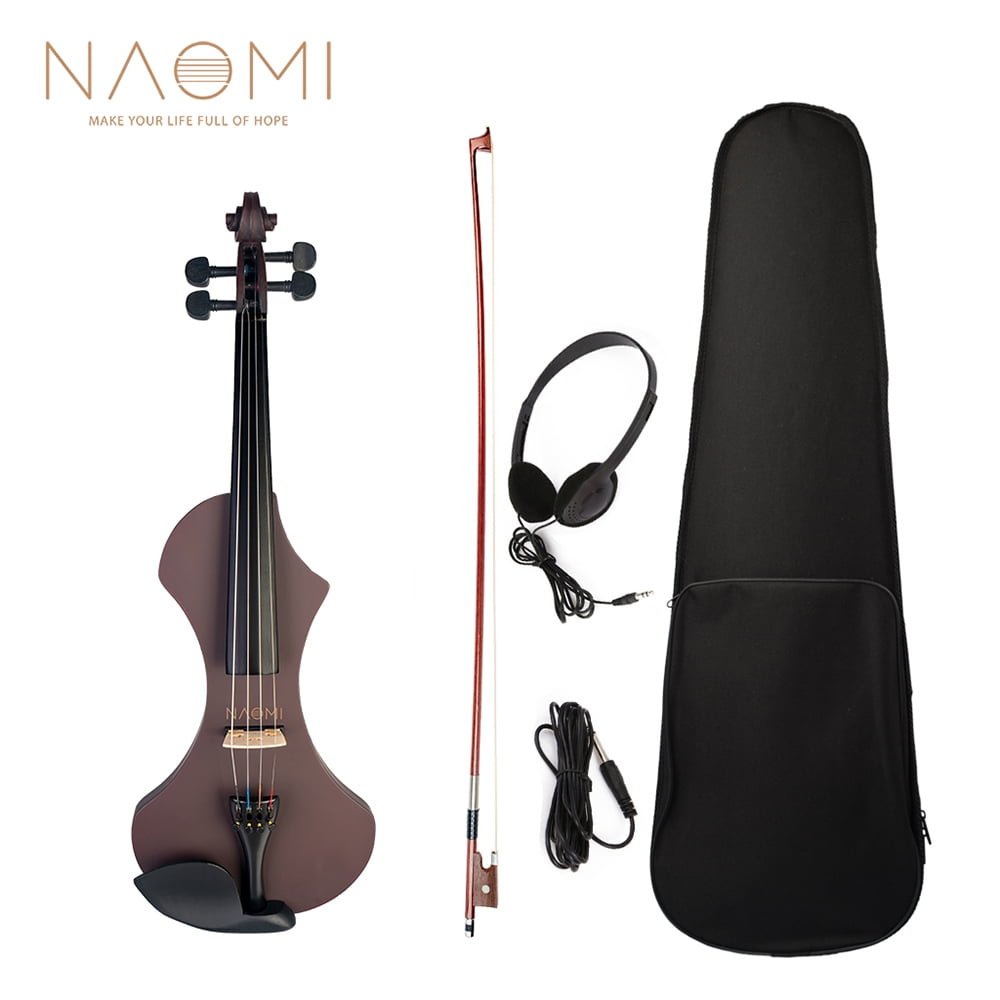 NAOMI NAOMI V1 Series 4/4 Electric Violin with Hand-Carved Solid