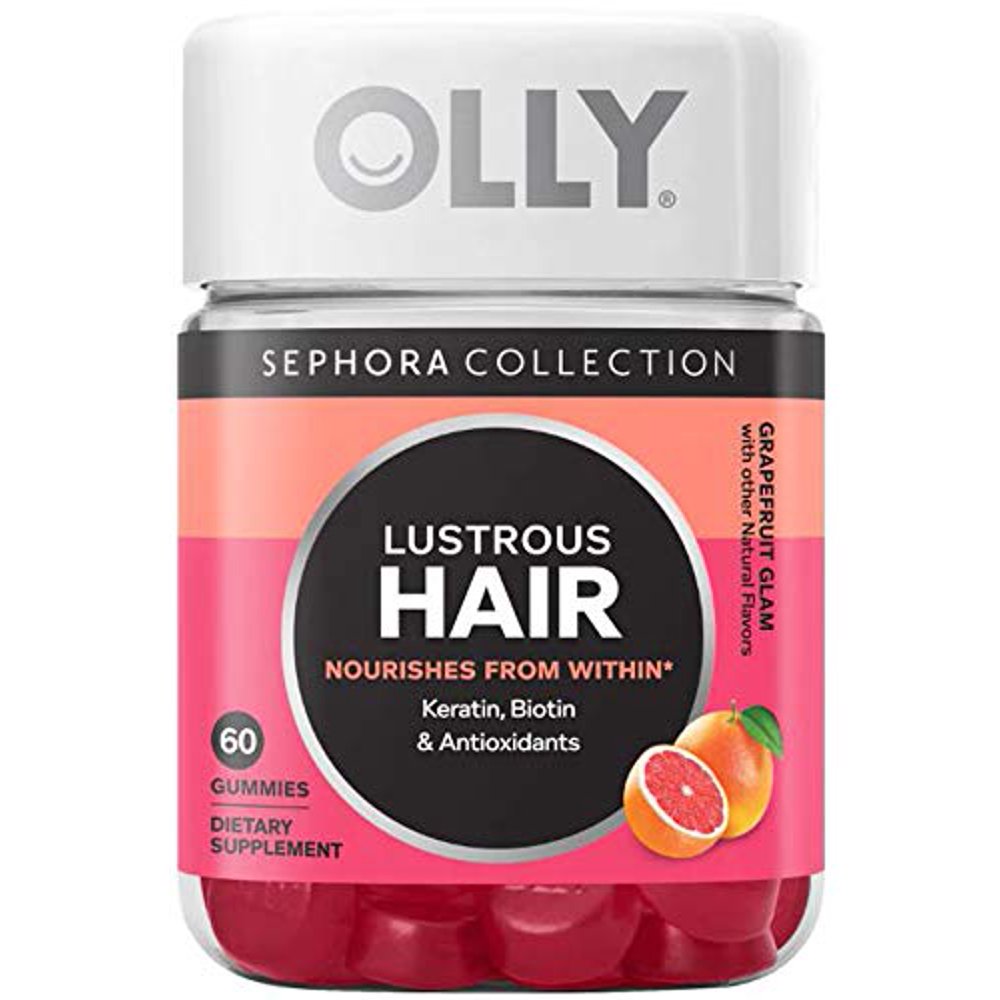OLLY Lustrous Hair Gummy Vitamins! Blend of Biotin, Keratin, and