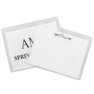 Avery Customizable Name Badges, 3" x 4", 100 Badge Holders and Cords ...