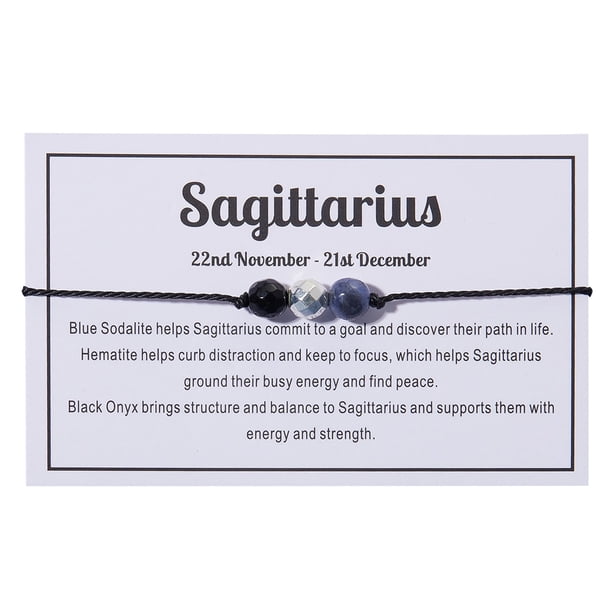 Zodiaco pulsera para las mujeres de la muchacha de la bendición de piedra de cuentas signo zodiacal constelación pulsera de joyería de moda regalos pulsera de cuentas de piedras preciosas