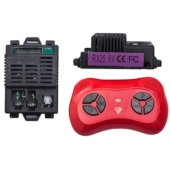 RX25 6V Kids Powered Ride on car 2.4G Bluetooth Remote Control and Receiver Kit, for Bumper Car Controller Accessories Replacement Parts