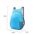 thumbnail image 2 of MERRYHAPY Large Capacity Foldable Travel Backpack with Straps Durable for School and Casual Day Trips 2pcs Blue, 2 of 7