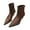 Coffee, variant on Lovskoo 2024 Dressy Ankle Boots for Women Stiletto-Heelss Pointed Toe Vintage Elastic Fashion High Heel Booties Wedding Dress Shoes Olive Green