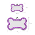 thumbnail image 4 of Custom Engraved Pet ID Tags, Personalized Dog Tags and Cat Tags, Bone Shape Glitter Pet Name Tags, Multi-Color Double Sided Engraved, 4 of 6