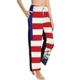 thumbnail image 2 of Balery American Astronaut Runs Forward print Women's Pajama Pants,Ultra Lightweight Pjs,Lounge Pant-XX-Large, 2 of 9