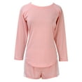 thumbnail image 1 of Women Cotton Long Sleeve Lace Sleepwear Nightwear Pajamas Set Loungewear Clothes, 1 of 6