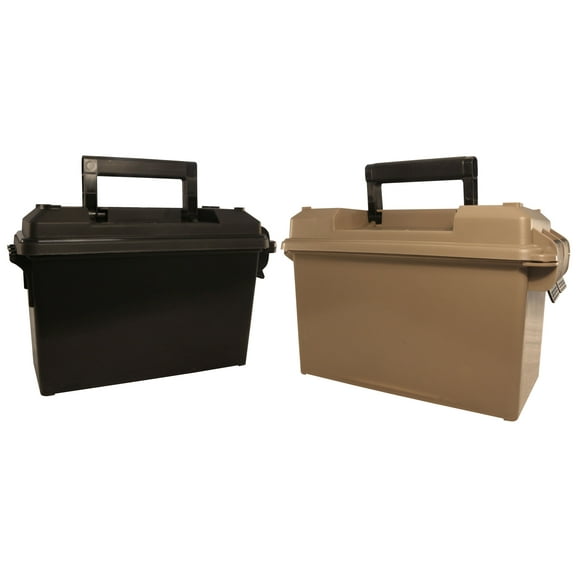 MTM Ammo Can-In-A-Can Combo 50 Caliber Polymer Dark Earth with 30 Caliber Polymer Black