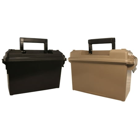 MTM Ammo Can-In-A-Can Combo 50 Caliber Polymer Dark Earth with 30 Caliber Polymer Black