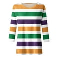 thumbnail image 4 of PMUYBHF T-Shirt Imprimé Joyeuses Fêtes Manches 3/4 Col Rond Blouse 4623 TG, 4 of 5