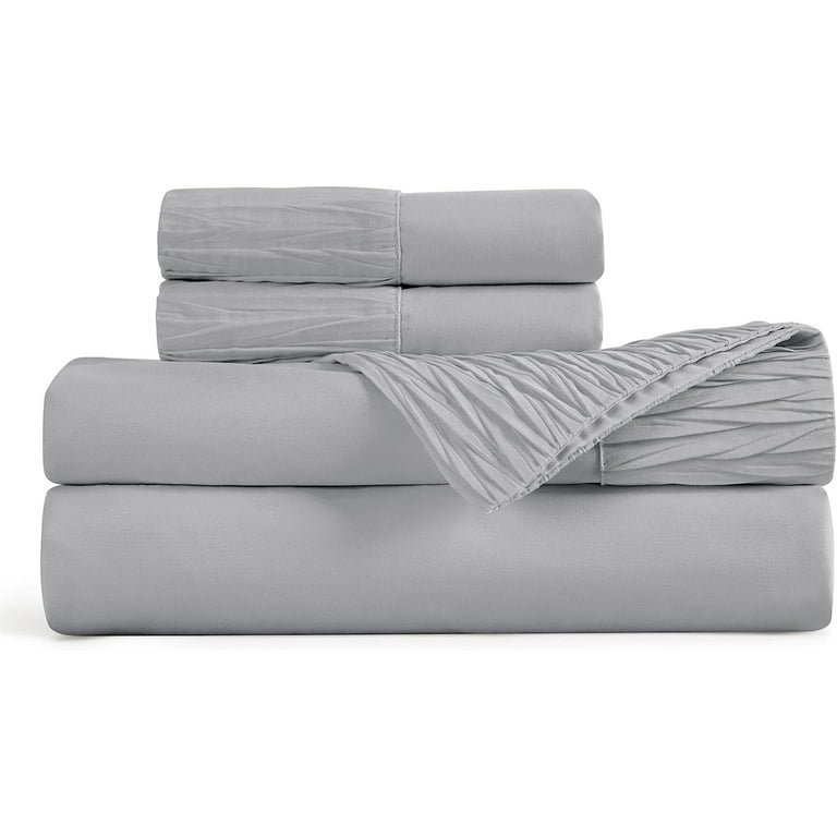 Bedsure Sheet Set Full (100% Polyester) - Grey