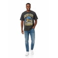 thumbnail image 3 of NBA Golden State Warriors Men's & Big Men's Front & Back Boxy Fit Mineral Wash Graphic T-Shirt, Sizes XS–4XLT, 2XB–5XB, 3 of 6